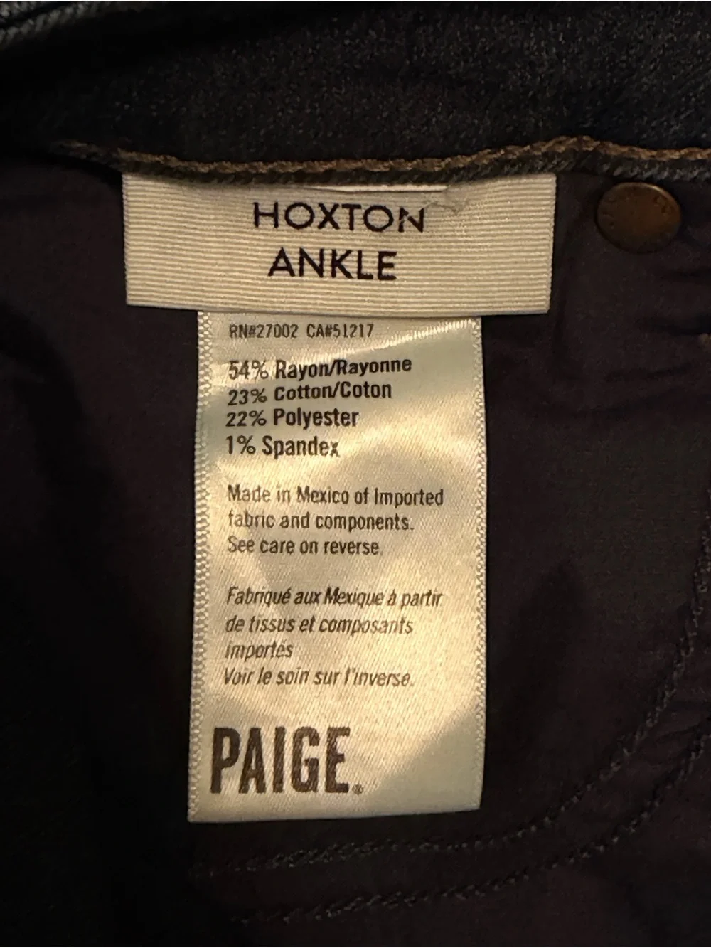 PAIGE gently worn